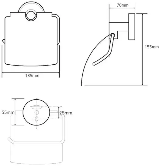 Держатель для туалетной бумаги Bemeta Trend-I 104112018F – фото товара