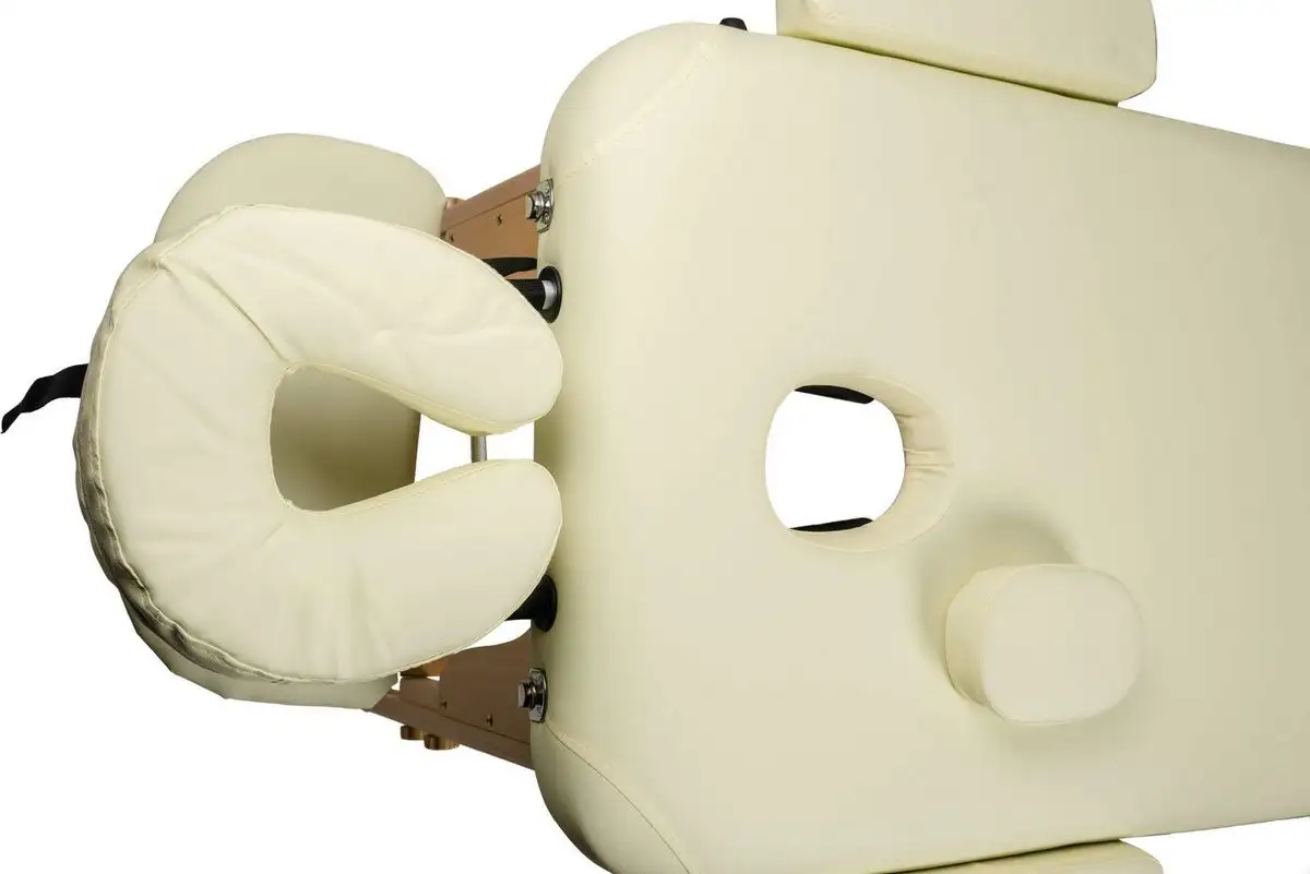 Массажный стол Atlas Sport складной 2-с 60 см деревянный (бежевый) – фото товара