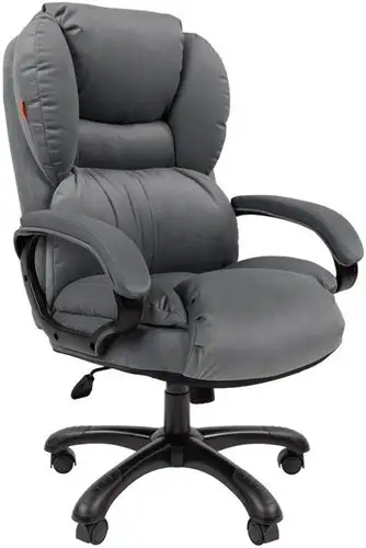 Офисное кресло CHAIRMAN Home 434 (Т-55 серый/черный пластик) – изображение в каталоге