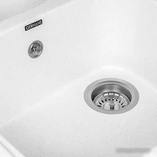 Кухонная мойка Gerhans E02 (белый) - фото товара