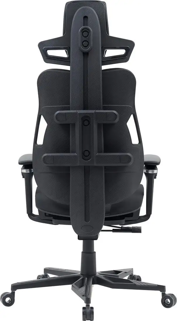 Игровое (геймерское) кресло CACTUS CS-CHR-DUO-BBK (черный кожзам) – фото товара