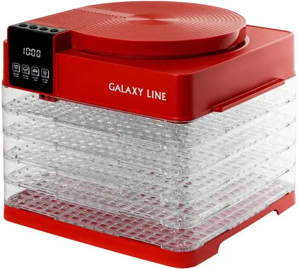 Сушилка для овощей и фруктов Galaxy Line GL2630 (красный) - фото товара