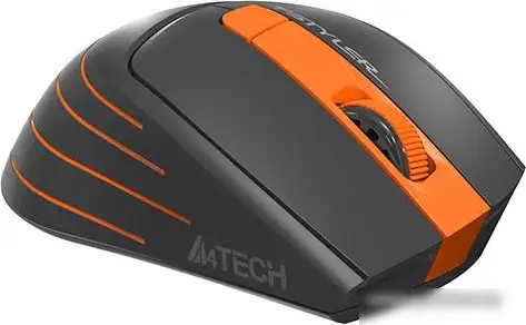 Мышь A4Tech Fstyler FG30 (черный/оранжевый) – фото товара