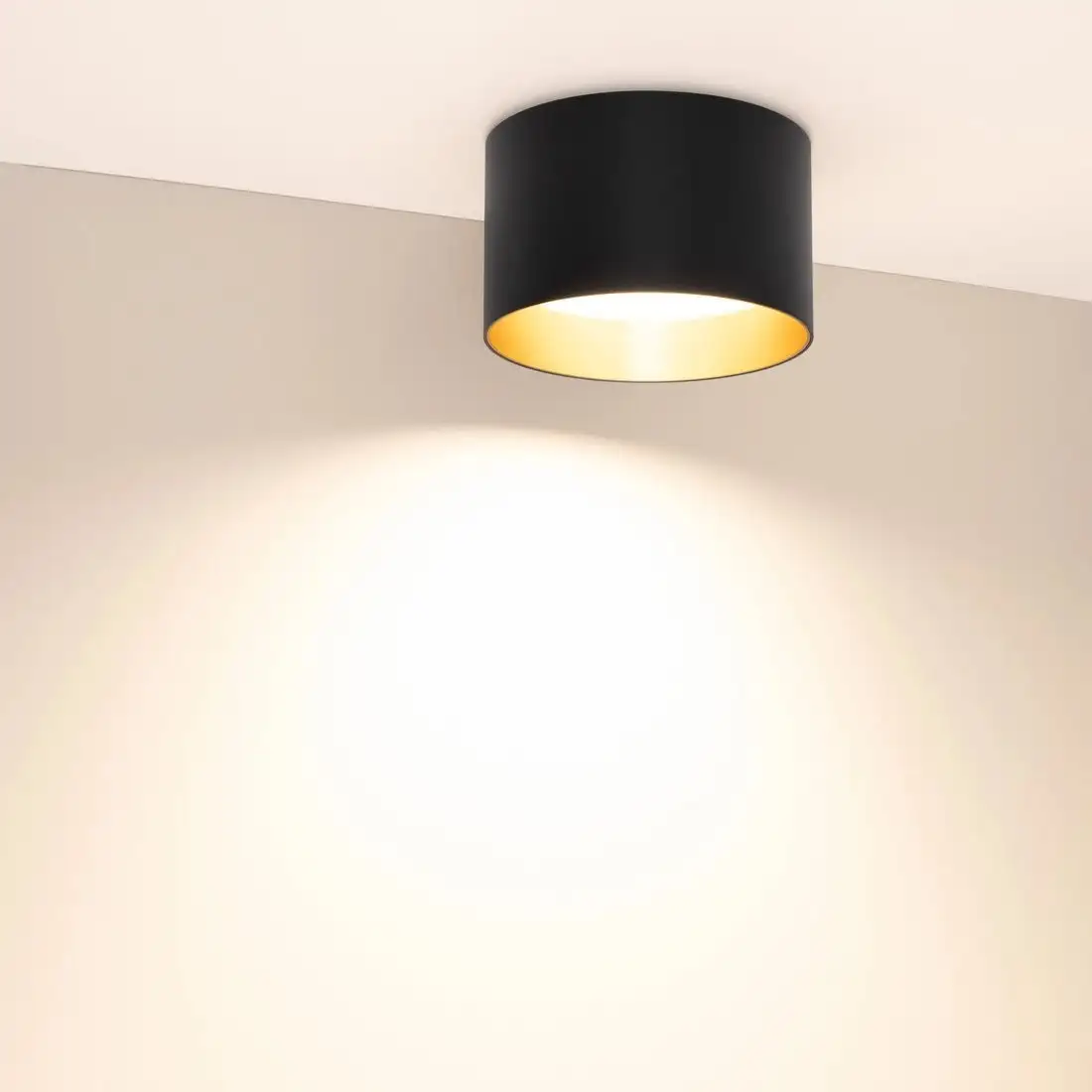 Точечный светильник Arlight SP-BISCOTTO-R140-15W Warm3300-MIX BK-GD 80deg 055027 – фото товара