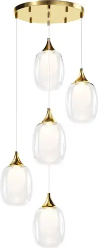 Подвесная люстра Maytoni Aura MOD016PL-05BS – изображение в каталоге