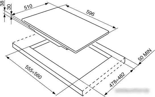 Варочная панель Smeg P64ES - фото товара