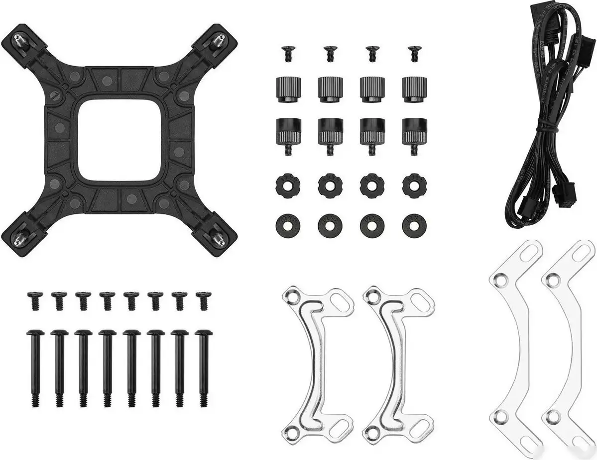 Система жидкостного охлаждения для процессора DeepCool LE240 V2 Zero Dark R-LE240ZERO-BKLNMD-G-1 – фото товара