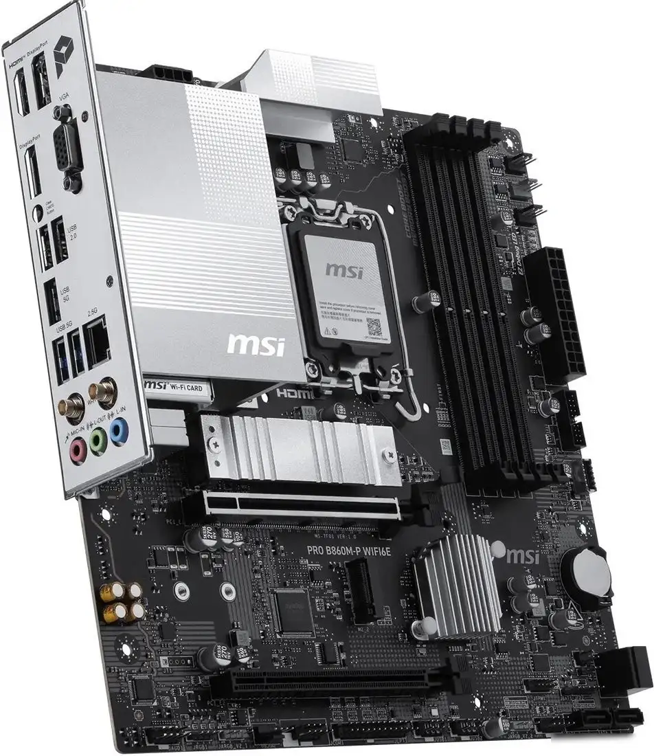 Материнская плата MSI Pro B860M-P WiFi6E – фото товара