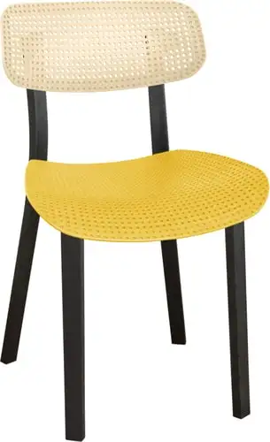 Стул Sheffilton SHT-S85 (бежевый/желтый/черный) – изображение в каталоге