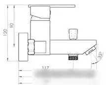 Смеситель Inan Kuvars M1201K - фото товара