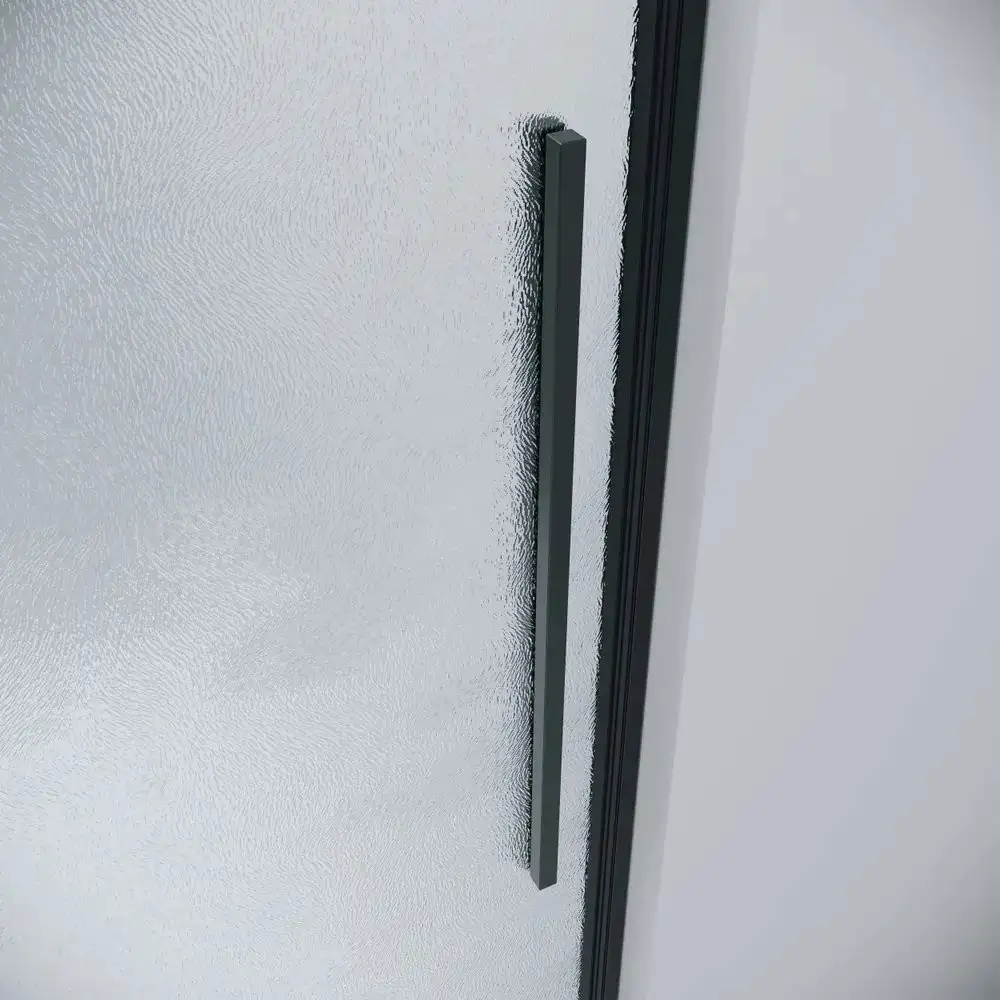 Душевой уголок Grossman Galaxy 110х100х195 120.K33.01.1110.21.02 (черный матовый/шиншилла стекло) - фото товара