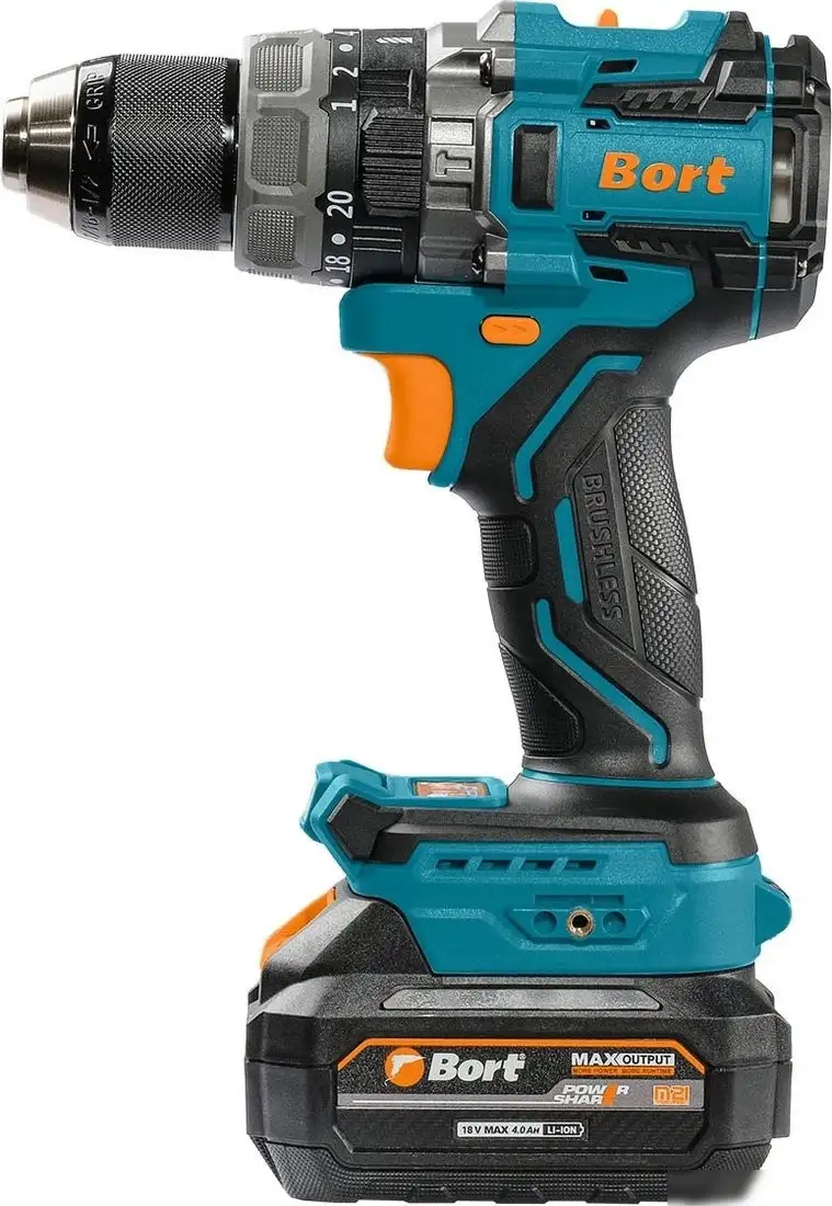 Ударная дрель-шуруповерт Bort BAB-21Ix2Li-XDK 93414943 (с 2-мя АКБ, кейс) – фото товара