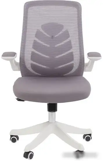 Офисное кресло CHAIRMAN CH565 (белый пластик/серый) – фото товара