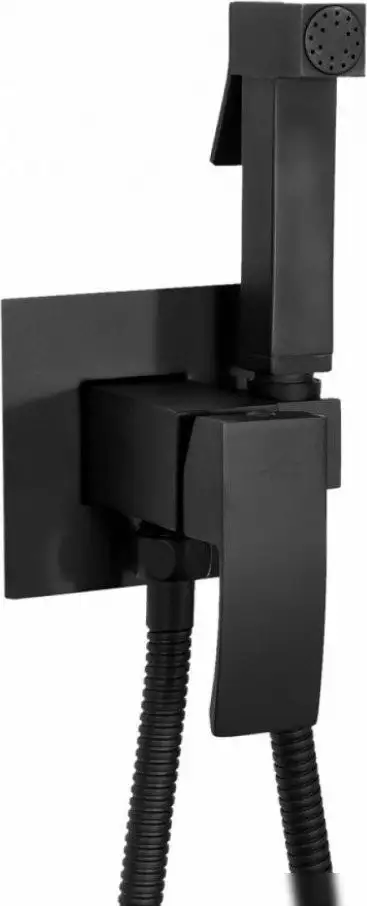 Гигиенический душ Hansberge H3077 (черный матовый) - фото товара