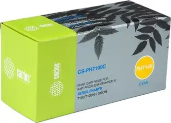 Картридж CACTUS CS-PH7100C (аналог Xerox 106R02606) – изображение в каталоге