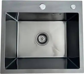 Кухонная мойка Blantek LS-5050B Nano black