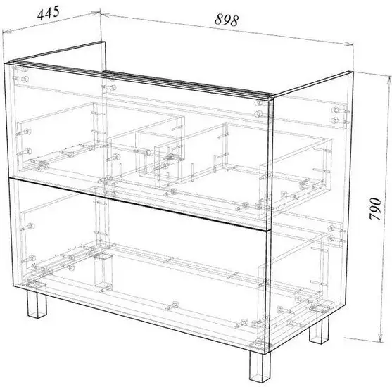 Garda Тумба под умывальник Grado 58 90 26.58.900 – фото товара