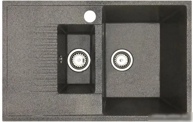 Кухонная мойка БелЭворс Forma R + смеситель W74004-9 + дозатор L405-1 (серый/сатин) - фото товара