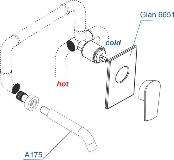 Комплект смесителей Wasserkraft A66553 - фото товара