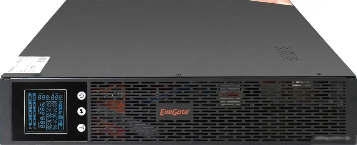Источник бесперебойного питания ExeGate SinePower UHB-1000.LCD.AVR.C13.RJ.USB.2U – фото товара