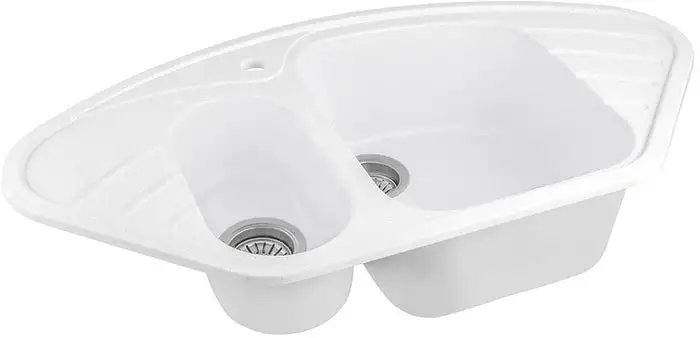 Кухонная мойка Gerhans E02 (белый) - фото товара