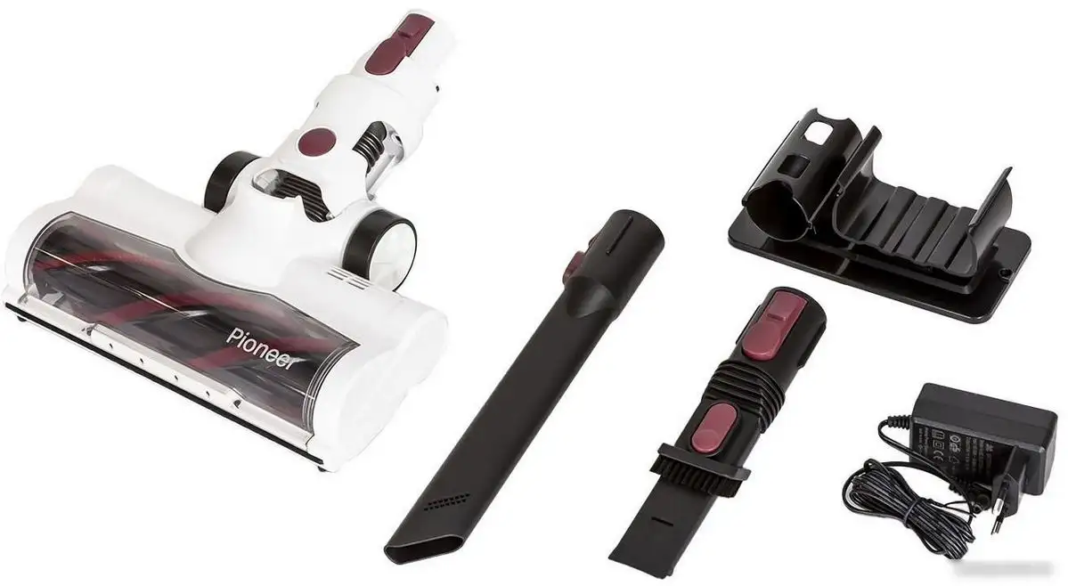 Пылесос Pioneer VC455S (розовый/белый) - фото товара