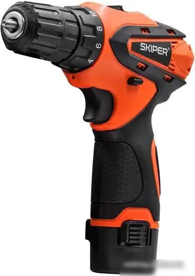 Дрель-шуруповерт Skiper CS2800-1 (с 2-мя АКБ, кейс) – фото товара