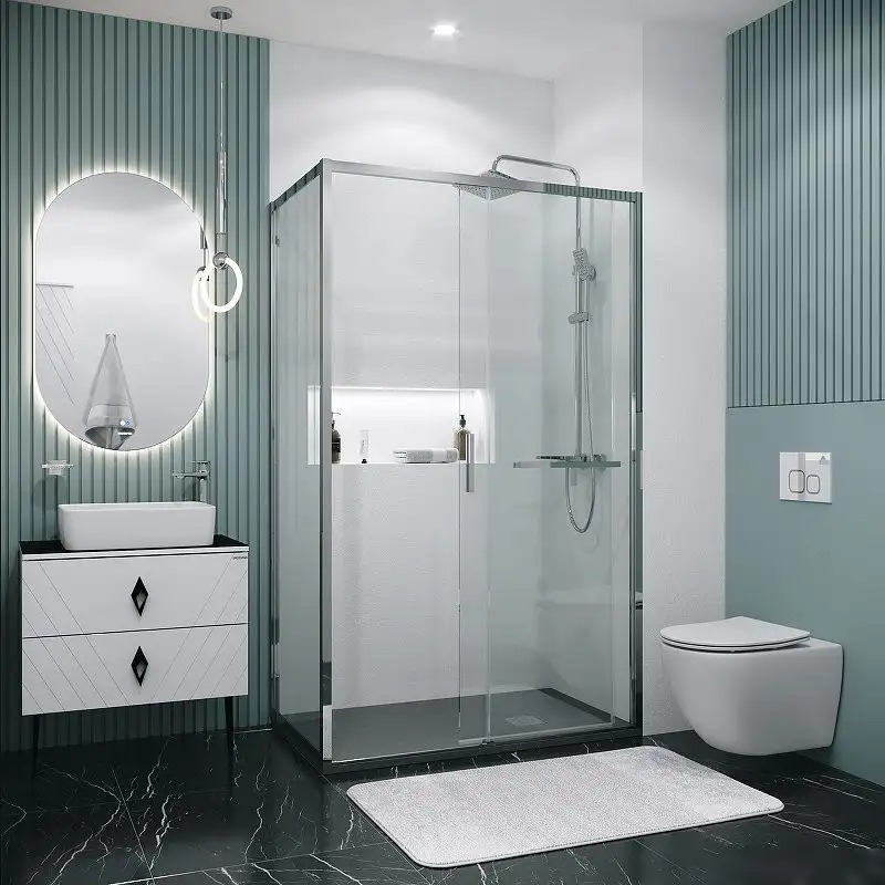 Душевая стенка Grossman Style 90x195 200.K33.05.90.10.00 (хром,стекло прозрачное) - фото товара