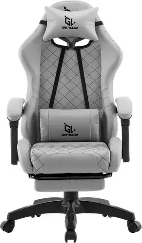 Игровое (геймерское) кресло GameLab Tetra Comfort GL-435 Grey (серый) – изображение в каталоге