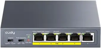 Неуправляемый коммутатор Cudy GS105P 1.0 – изображение в каталоге