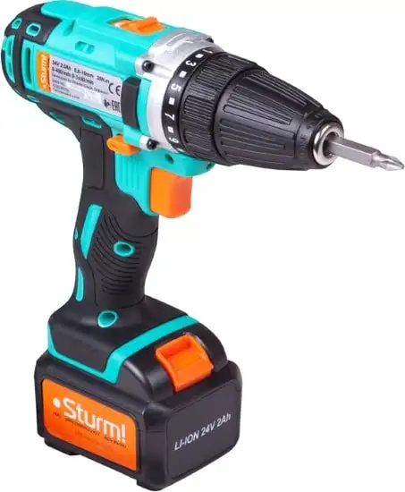 Дрель-шуруповерт Sturm CD3224L (с 2-мя АКБ, кейс) – фото товара