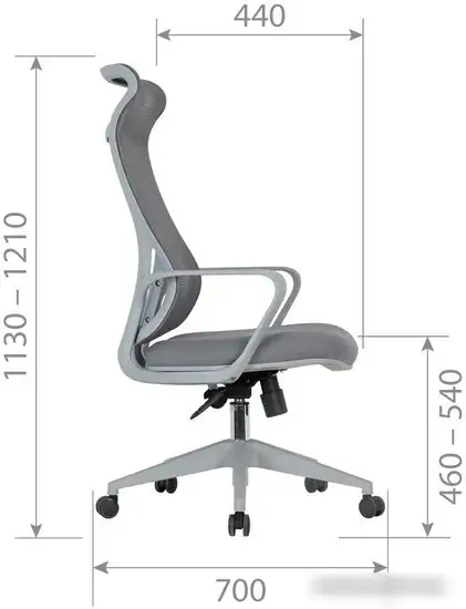 Офисное кресло CHAIRMAN CH577 (красный пластик/красный) – фото товара