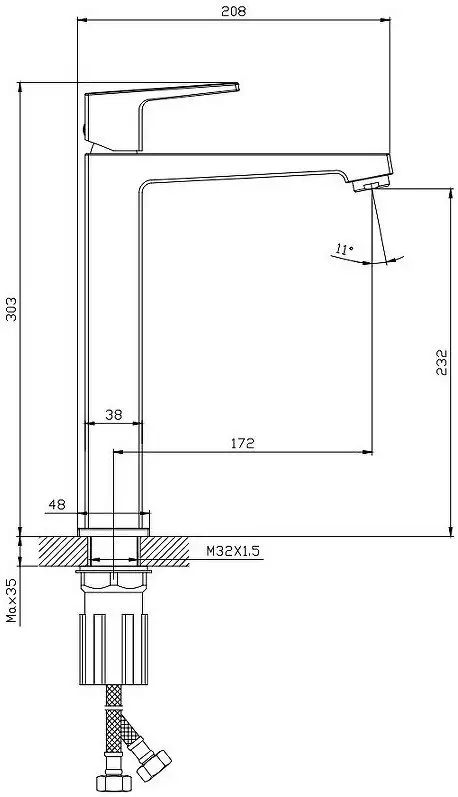 Смеситель Splenka S01.15.06 - фото товара