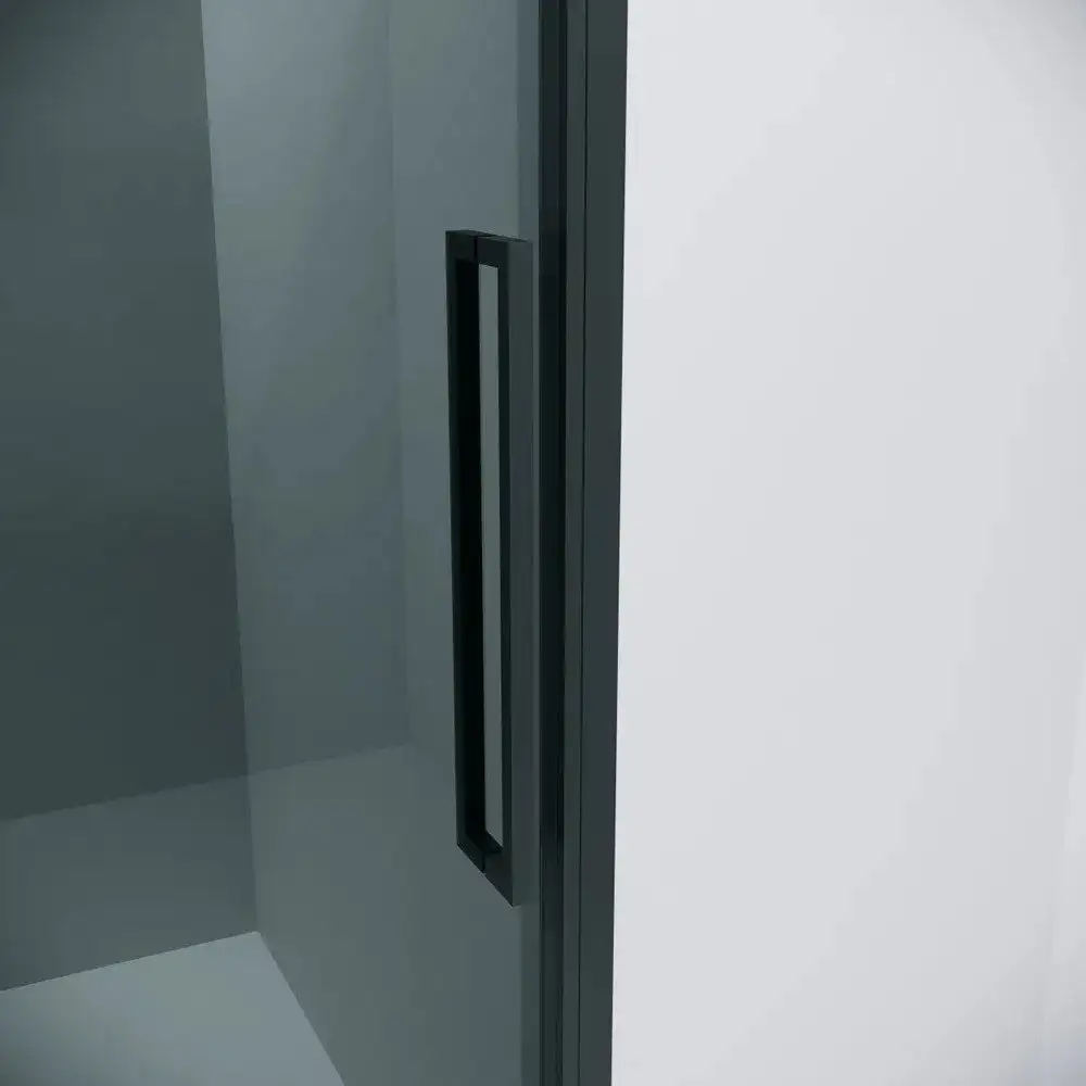 Душевая дверь Grossman Cosmo 130x195 100.K33.02.130.21.10 (черный матовый,стекло тонированное) - фото товара