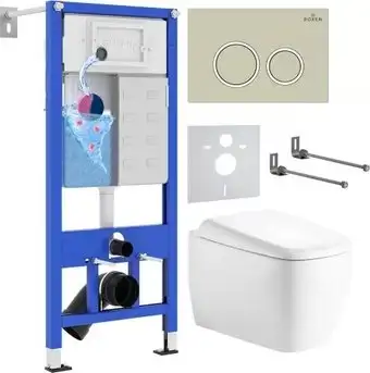 Унитаз подвесной Roxen StounFix Dual Fresh 968511 - изображение в каталоге