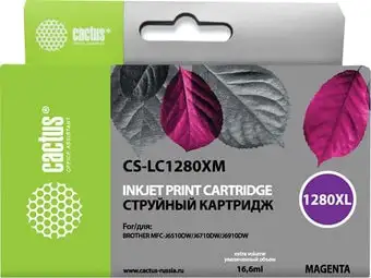 Картридж CACTUS CS-LC1280XM (аналог Brother LC1280XLM) – изображение в каталоге