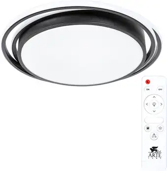 Люстра-тарелка Arte Lamp Sonny A2688PL-1BK – изображение в каталоге