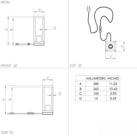 Настольная лампа Eglo Nafferton 43746