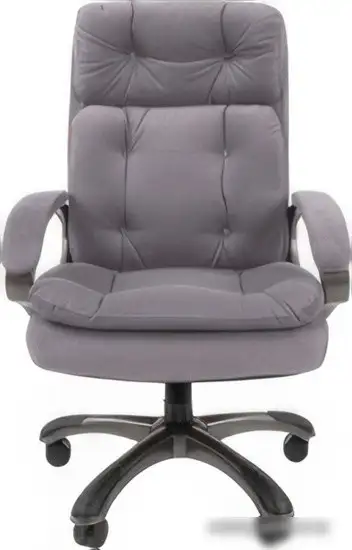 Кресло CHAIRMAN 442 (ткань T-53 серый) – фото товара