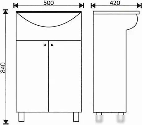Tivoli Тумба под умывальник Сити 50 ЭКО 467843 – фото товара