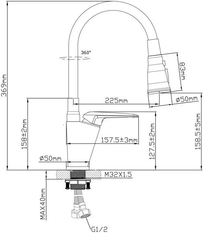 Смеситель AV Engineering AVPOS4-A172-141 - фото товара