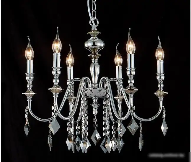 Подвесная люстра Crystal Lux Mercedes SP6 Chrome/Smoke – фото товара
