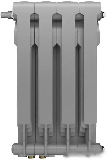 Биметаллический радиатор Royal Thermo BiLiner 500 Silver Satin VDR (4 секции) - фото товара