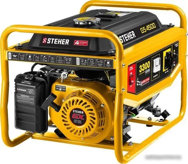 Бензиновый генератор Steher GS-4500 – фото товара