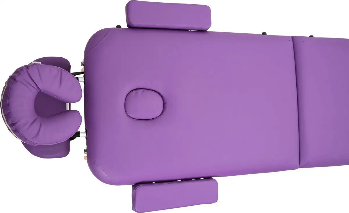 Массажный стол Atlas Sport складной 2-с 60 см деревянный (фиолетовый) – фото товара