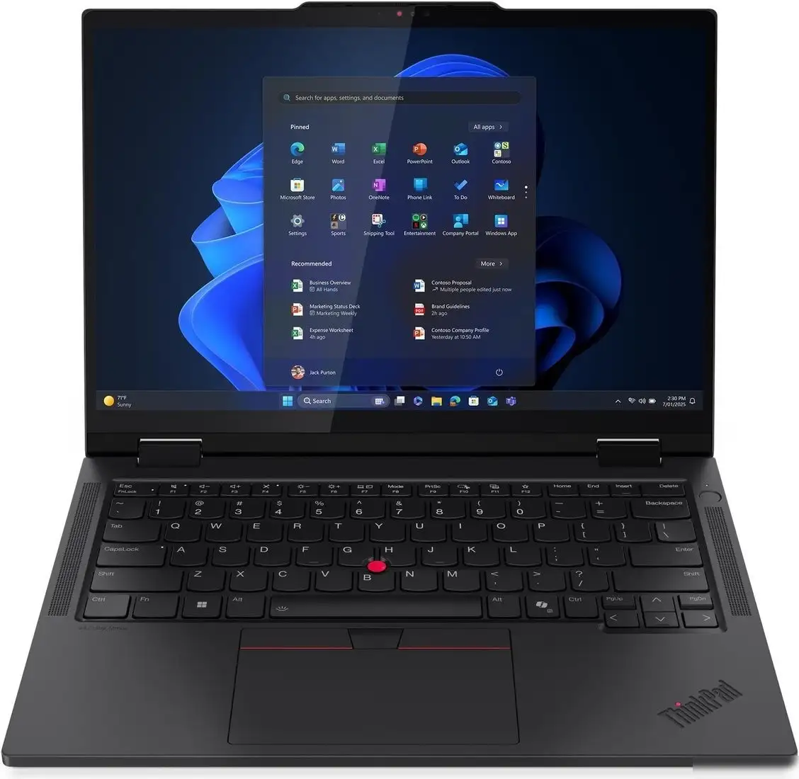 Ноутбук 2-в-1 Lenovo ThinkPad T14s 2-in-1 Gen 1 21R3000WUS – фото товара