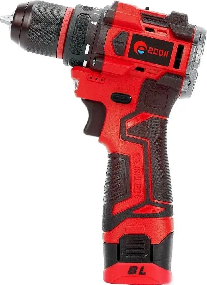 Дрель-шуруповерт Edon UAD-16BL (с 2-мя АКБ, кейс) – фото товара