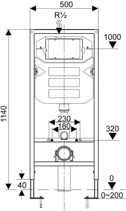 Инсталляция для унитаза Керамин ИнВолл Комфорт K130-A02-EEA1 - фото товара