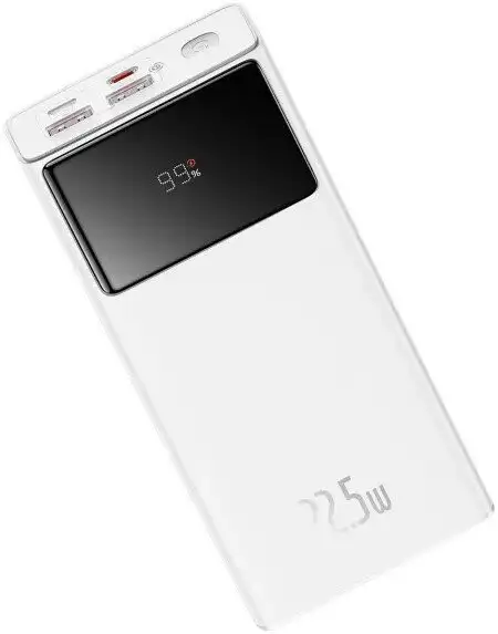 Внешний аккумулятор Baseus Star-Lord Digital Display Fast Charging Power Bank 30000mAh 22.5W (белый) – фото товара