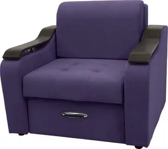 Кресло-кровать Сириус Лидер-4 НПБ 105x110 (Лидер-4 велюр фиолетовый) – изображение в каталоге
